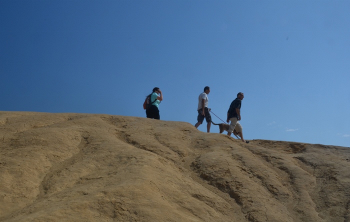 Walking atop Cape Kiwanda